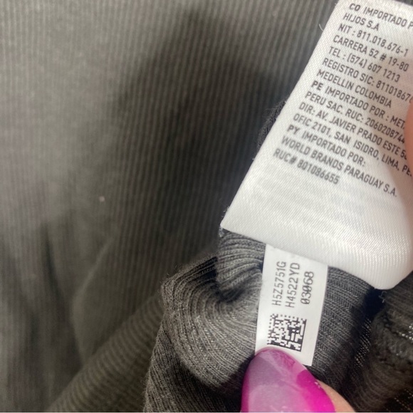 American Eagle Dark Gray Ruffled Crop Tank - Picture 6 of 6